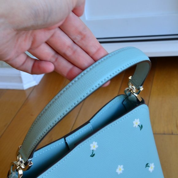 Kate Spade Blue Floral Crossbody Bag - Picture 2 of 8
